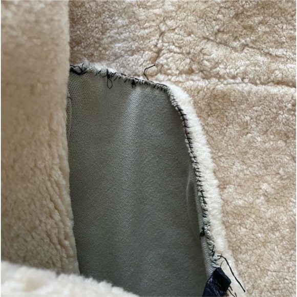 USAF BOMBER JACKET GENUINE SHEARLING
LEATHER FLIGHT TYPE G-8 SIZE XL - Picture 11 of 15